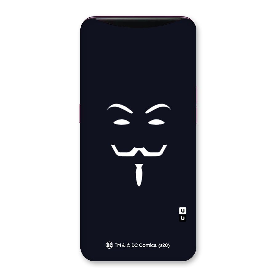 Minimal Anonymous Mask Back Case for Oppo Find X