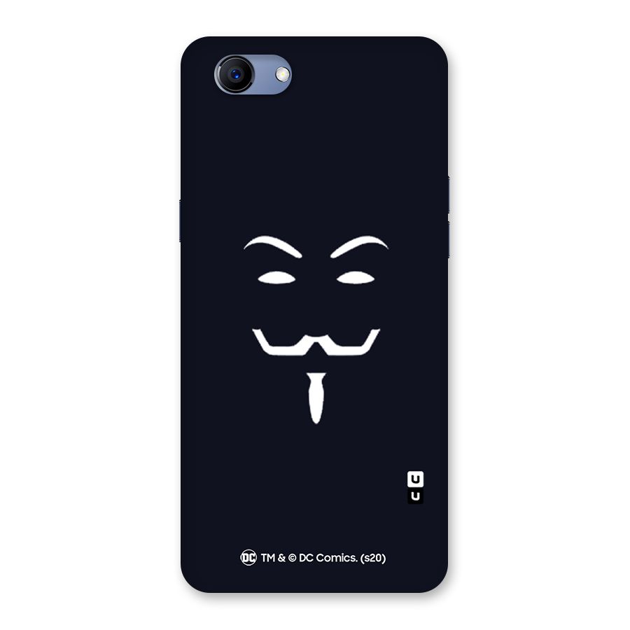 Minimal Anonymous Mask Back Case for Oppo Realme 1