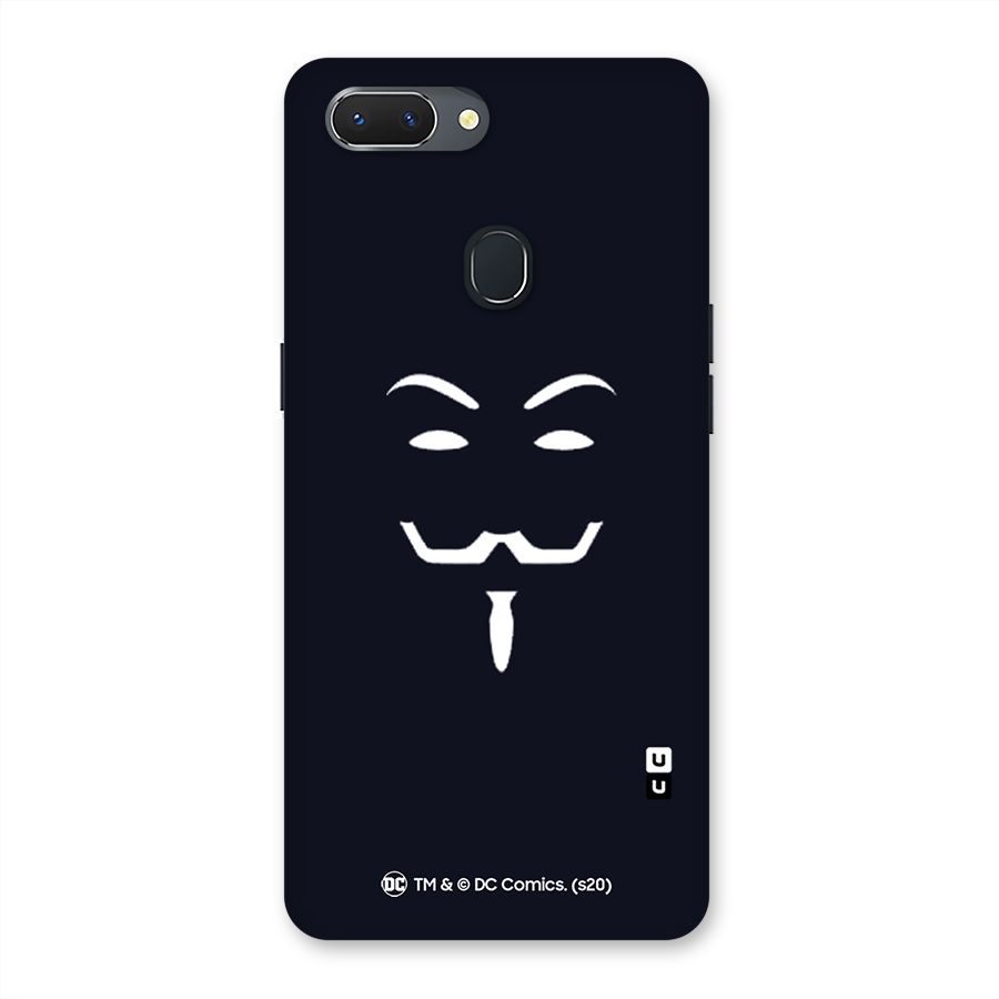 Minimal Anonymous Mask Back Case for Oppo Realme 2