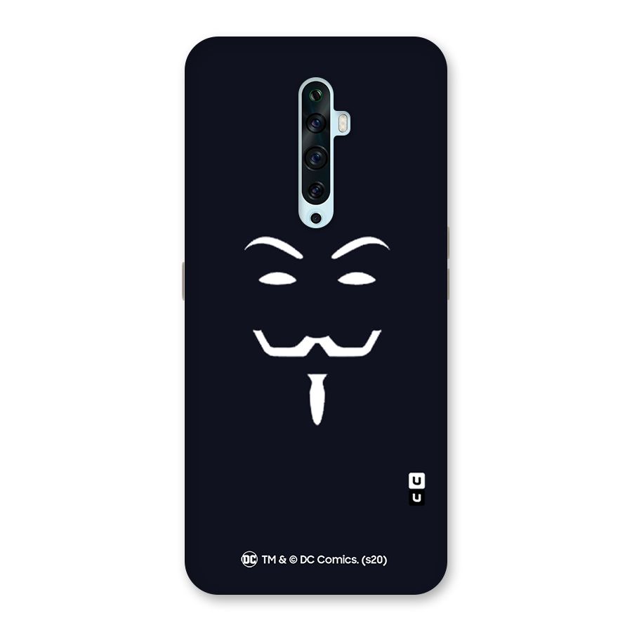 Minimal Anonymous Mask Back Case for Oppo Reno2 F