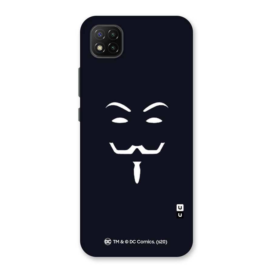 Minimal Anonymous Mask Back Case for Poco C3