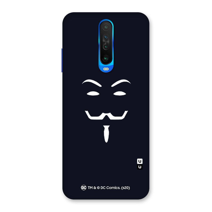 Minimal Anonymous Mask Back Case for Poco X2