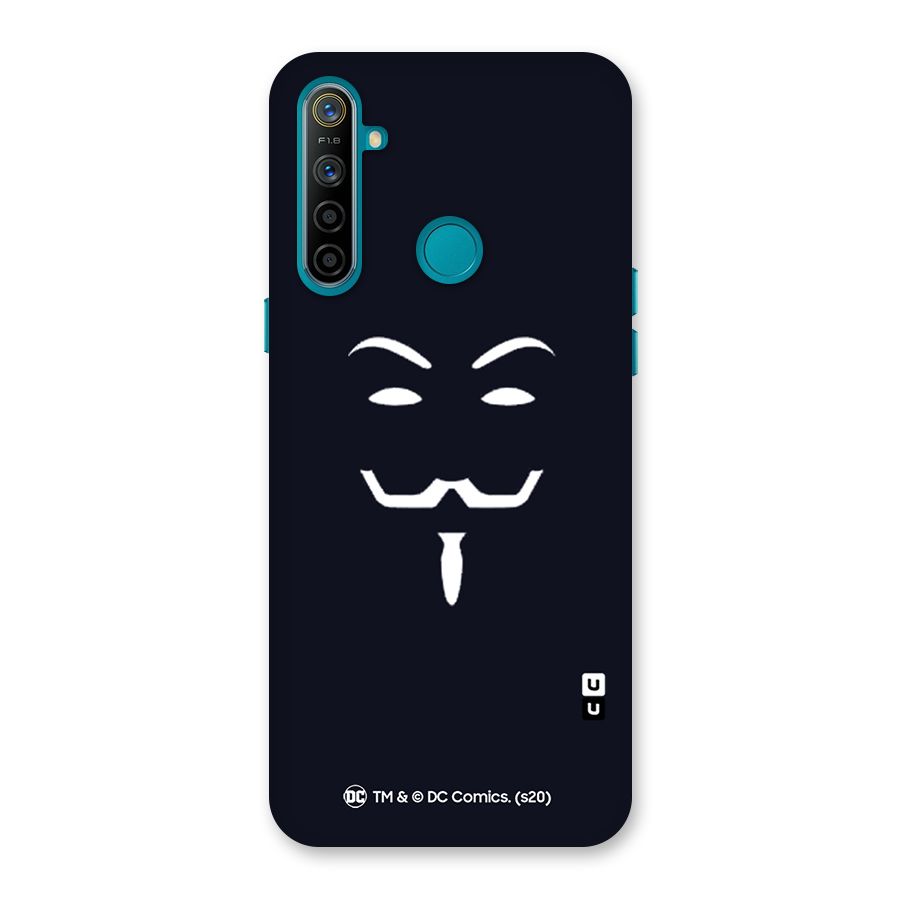 Minimal Anonymous Mask Back Case for Realme 5i