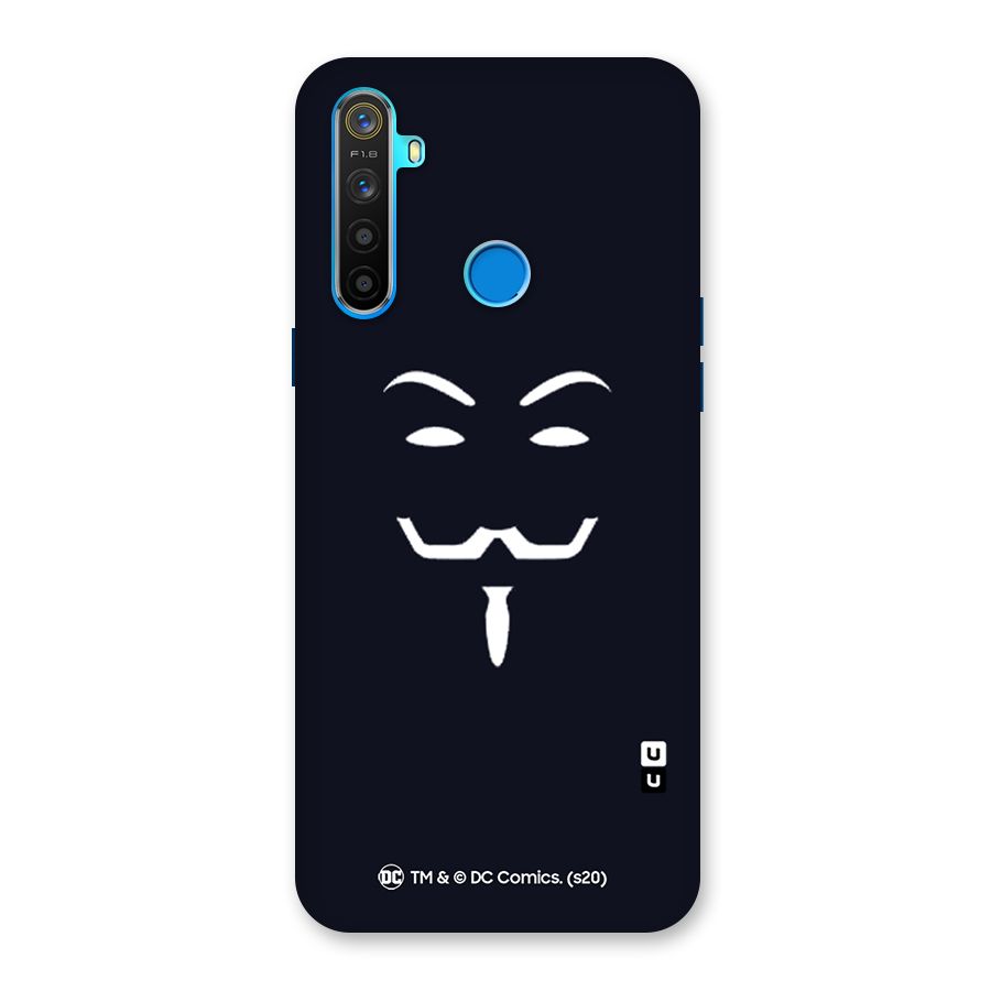 Minimal Anonymous Mask Back Case for Realme 5s