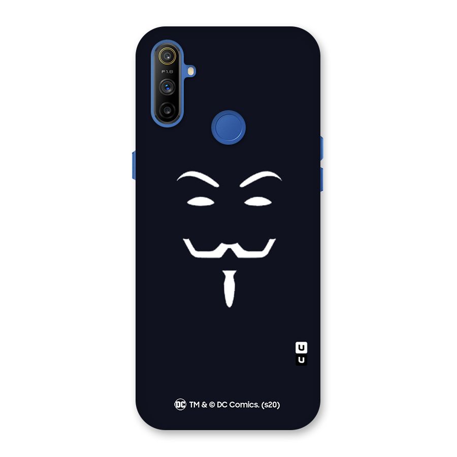 Minimal Anonymous Mask Back Case for Realme Narzo 10A