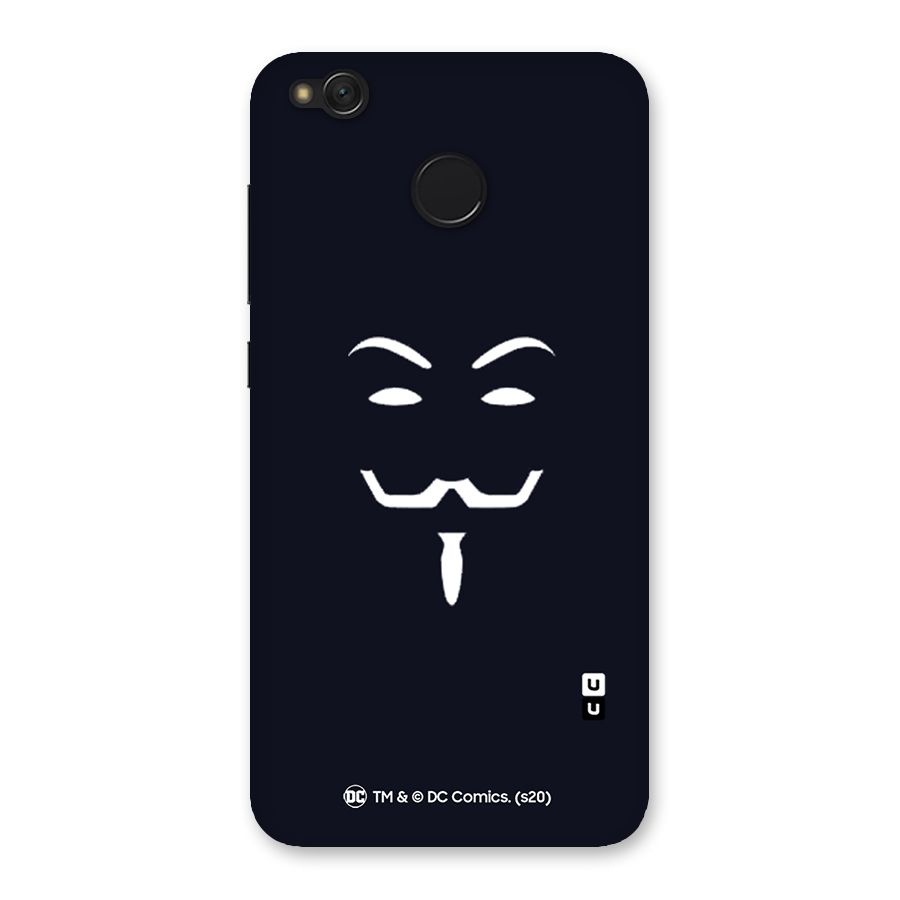 Minimal Anonymous Mask Back Case for Redmi 4