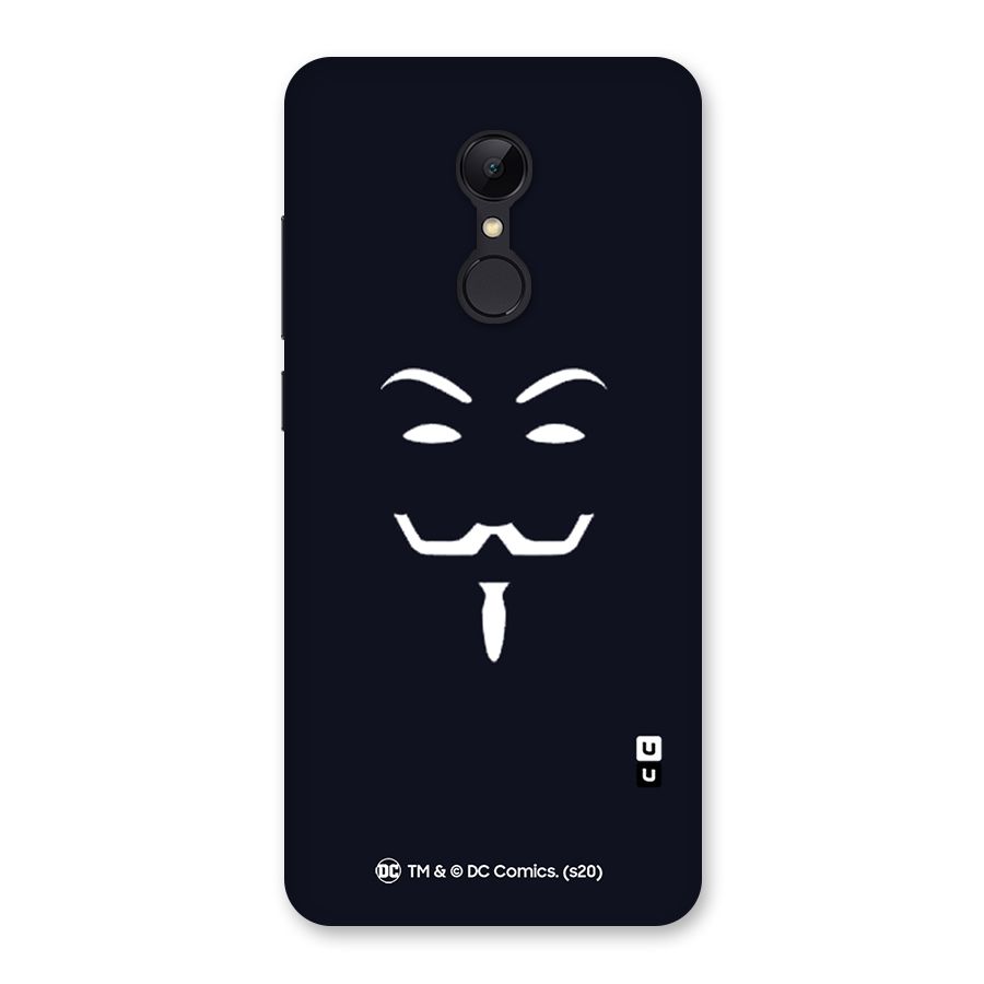 Minimal Anonymous Mask Back Case for Redmi 5