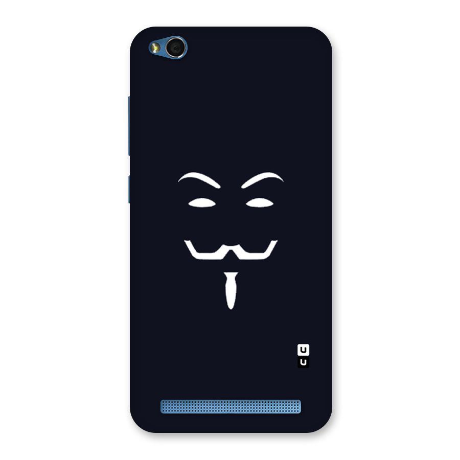 Minimal Anonymous Mask Back Case for Redmi 5A