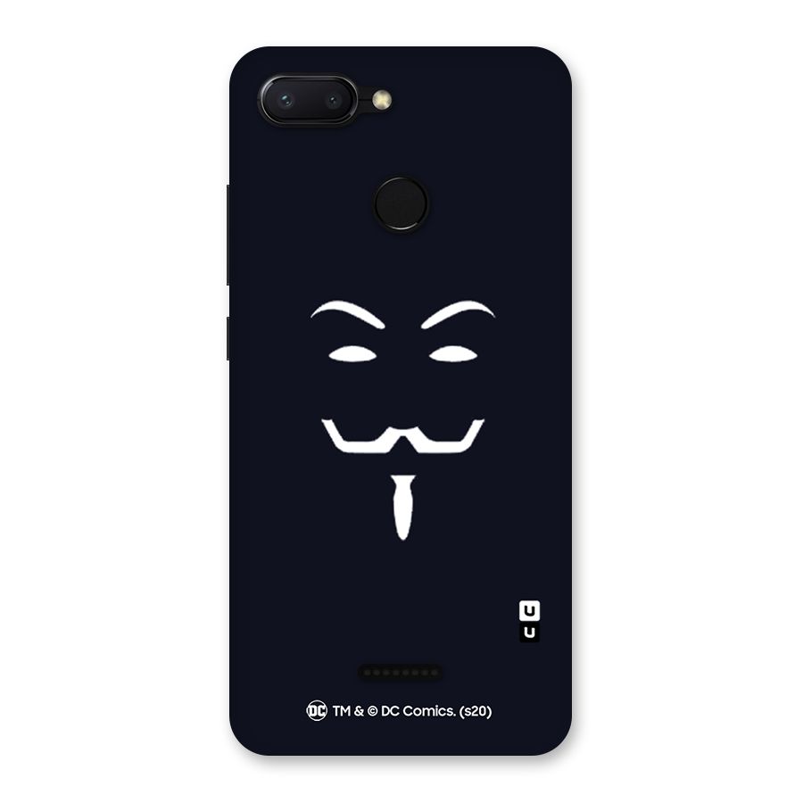 Minimal Anonymous Mask Back Case for Redmi 6