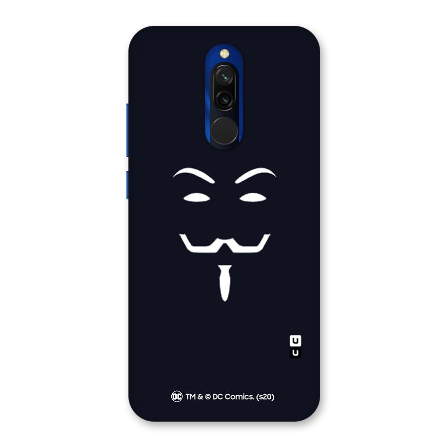 Minimal Anonymous Mask Back Case for Redmi 8