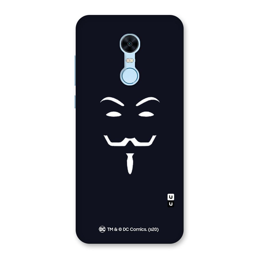 Minimal Anonymous Mask Back Case for Redmi Note 5