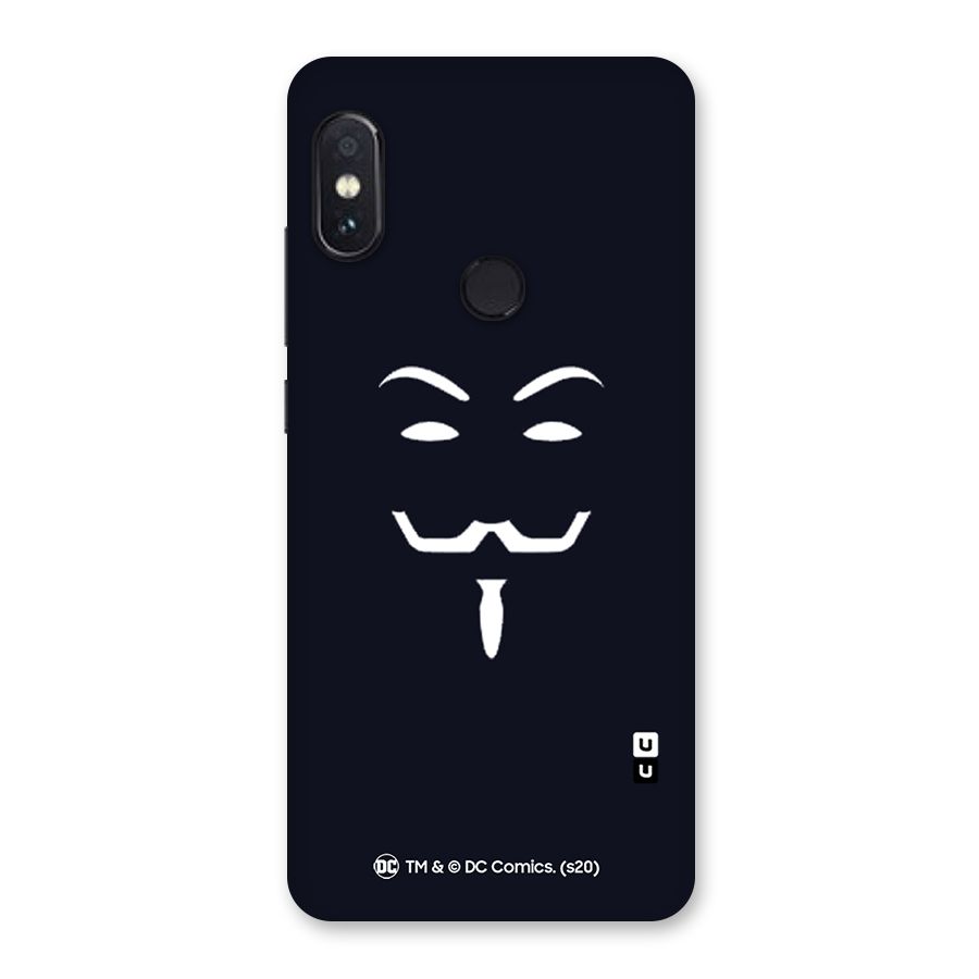 Minimal Anonymous Mask Back Case for Redmi Note 5 Pro