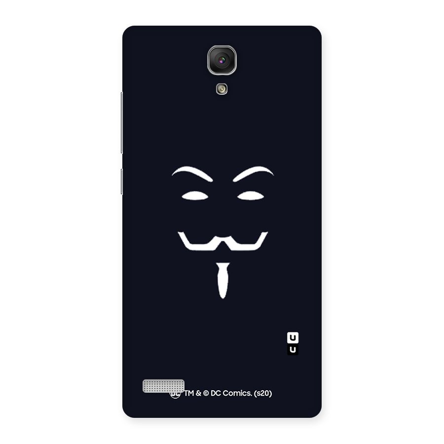 Minimal Anonymous Mask Back Case for Redmi Note Prime