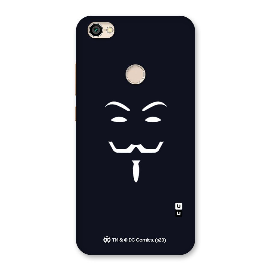 Minimal Anonymous Mask Back Case for Redmi Y1 2017