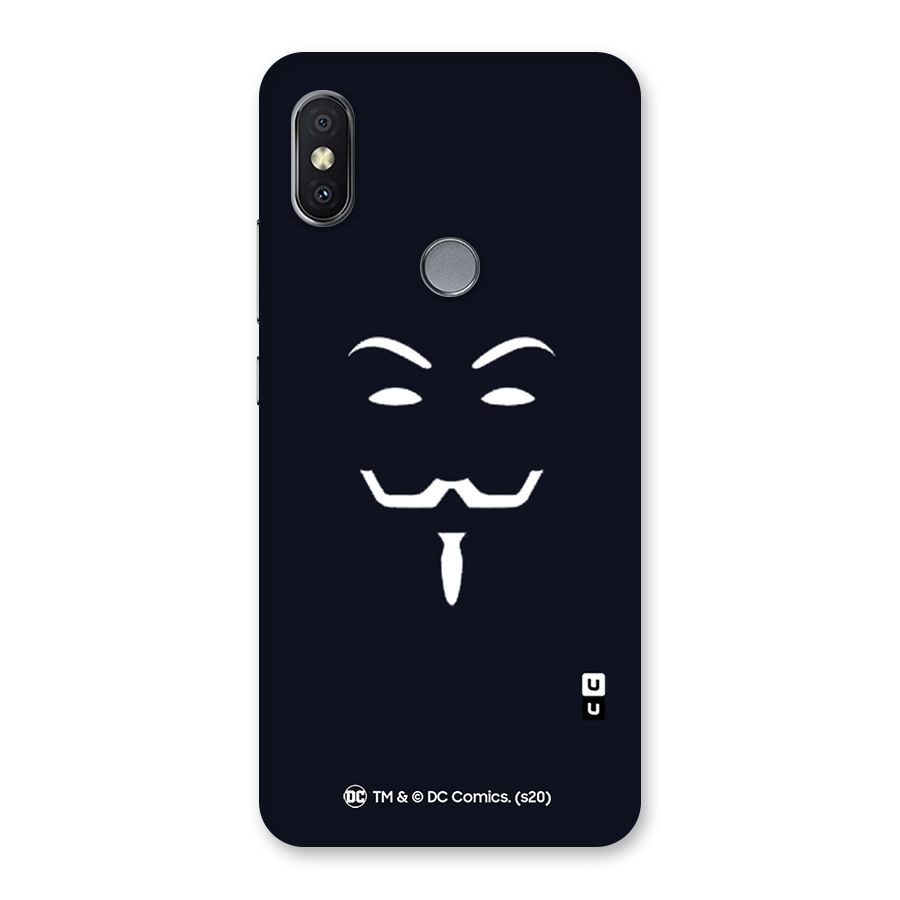 Minimal Anonymous Mask Back Case for Redmi Y2