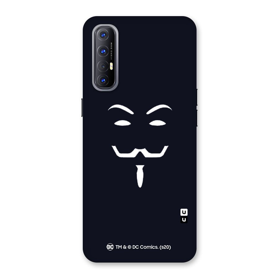 Minimal Anonymous Mask Back Case for Reno3 Pro