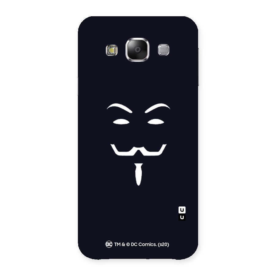 Minimal Anonymous Mask Back Case for Samsung Galaxy E5