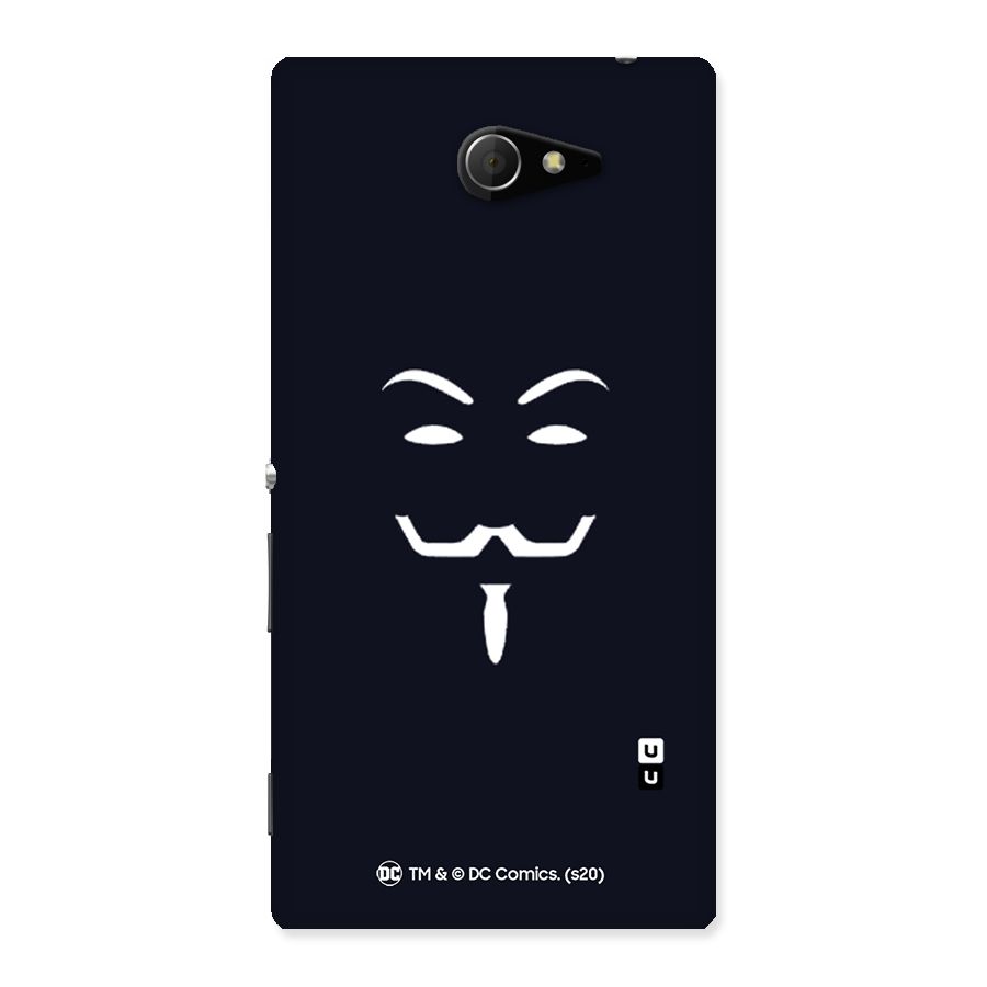 Minimal Anonymous Mask Back Case for Sony Xperia M2