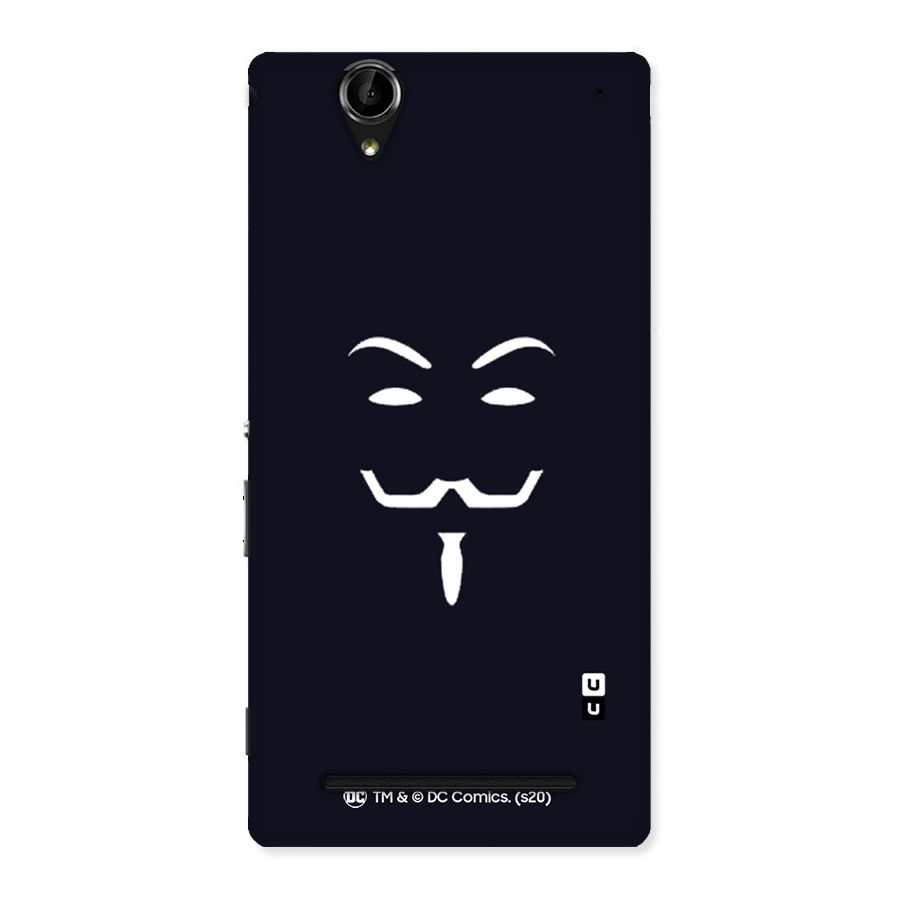 Minimal Anonymous Mask Back Case for Sony Xperia T2