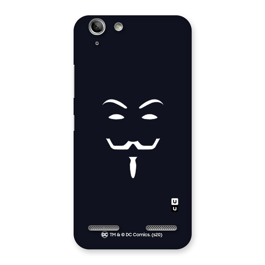 Minimal Anonymous Mask Back Case for Vibe K5 Plus