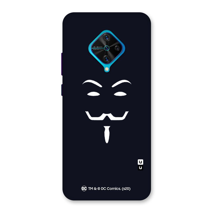 Minimal Anonymous Mask Back Case for Vivo S1 Pro