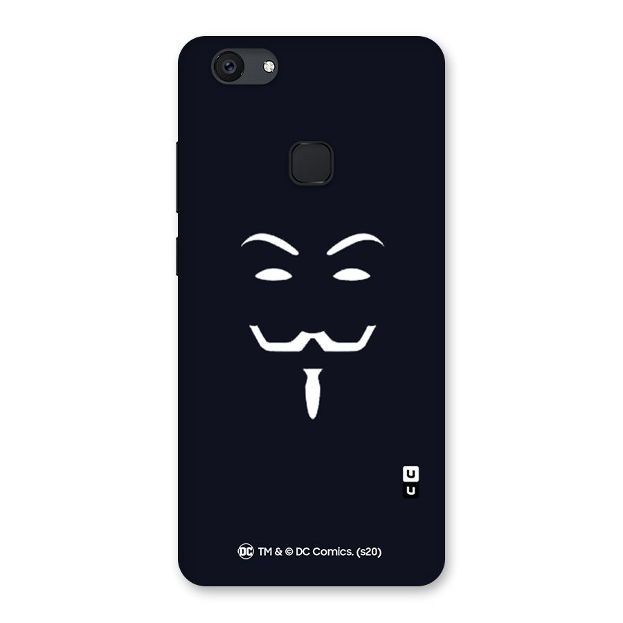 Minimal Anonymous Mask Back Case for Vivo V7 Plus