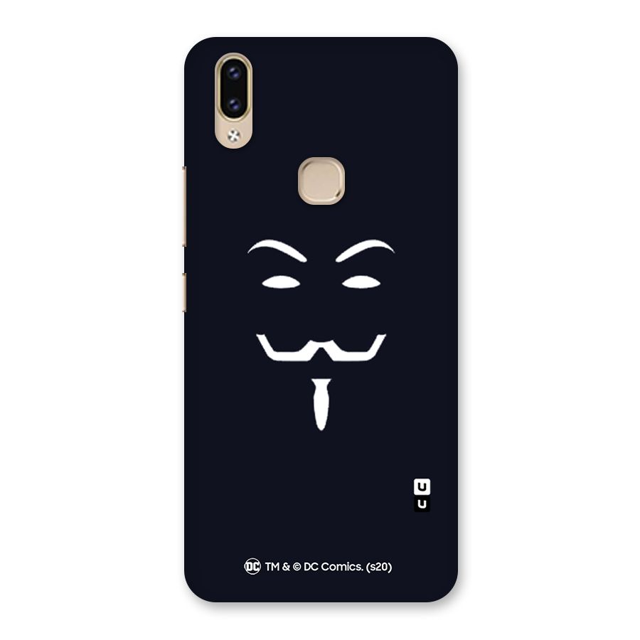 Minimal Anonymous Mask Back Case for Vivo V9 Youth