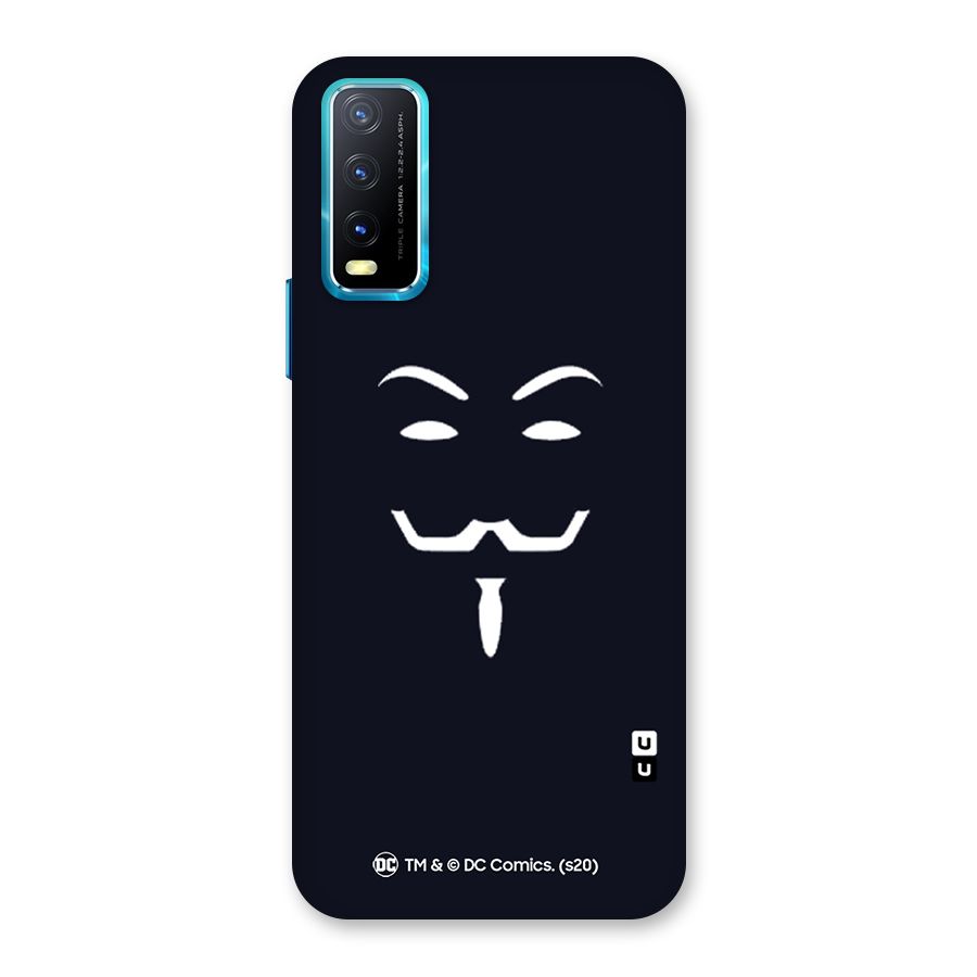 Minimal Anonymous Mask Back Case for Vivo Y20