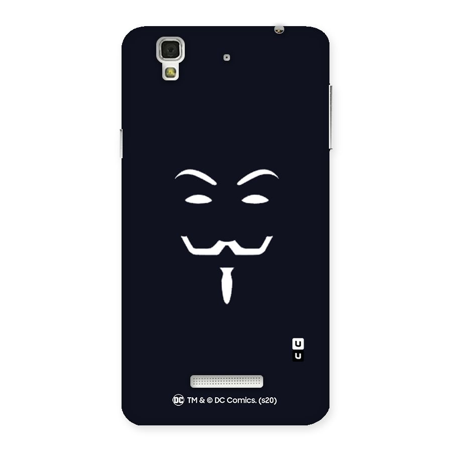 Minimal Anonymous Mask Back Case for Yu Yureka
