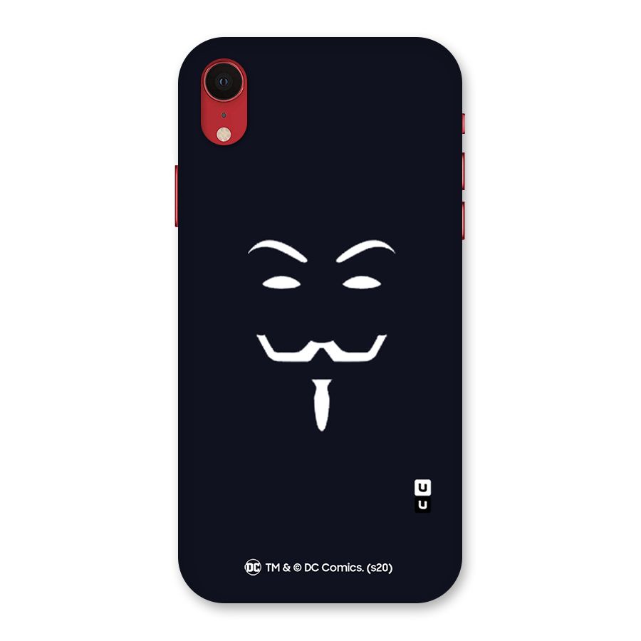 Minimal Anonymous Mask Back Case for iPhone XR
