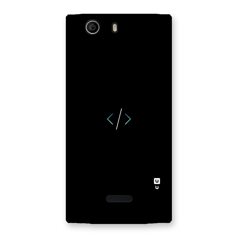 Minimal Dark Coding Back Case for Canvas Nitro 2 E311