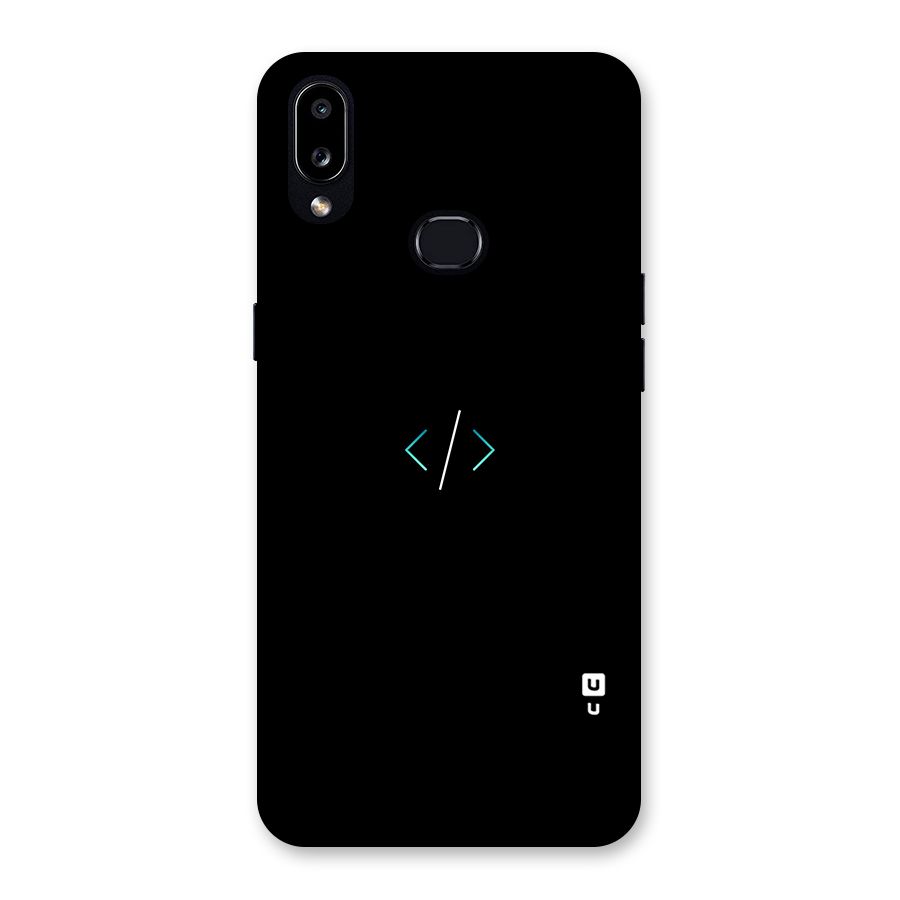 Minimal Dark Coding Back Case for Galaxy A10s