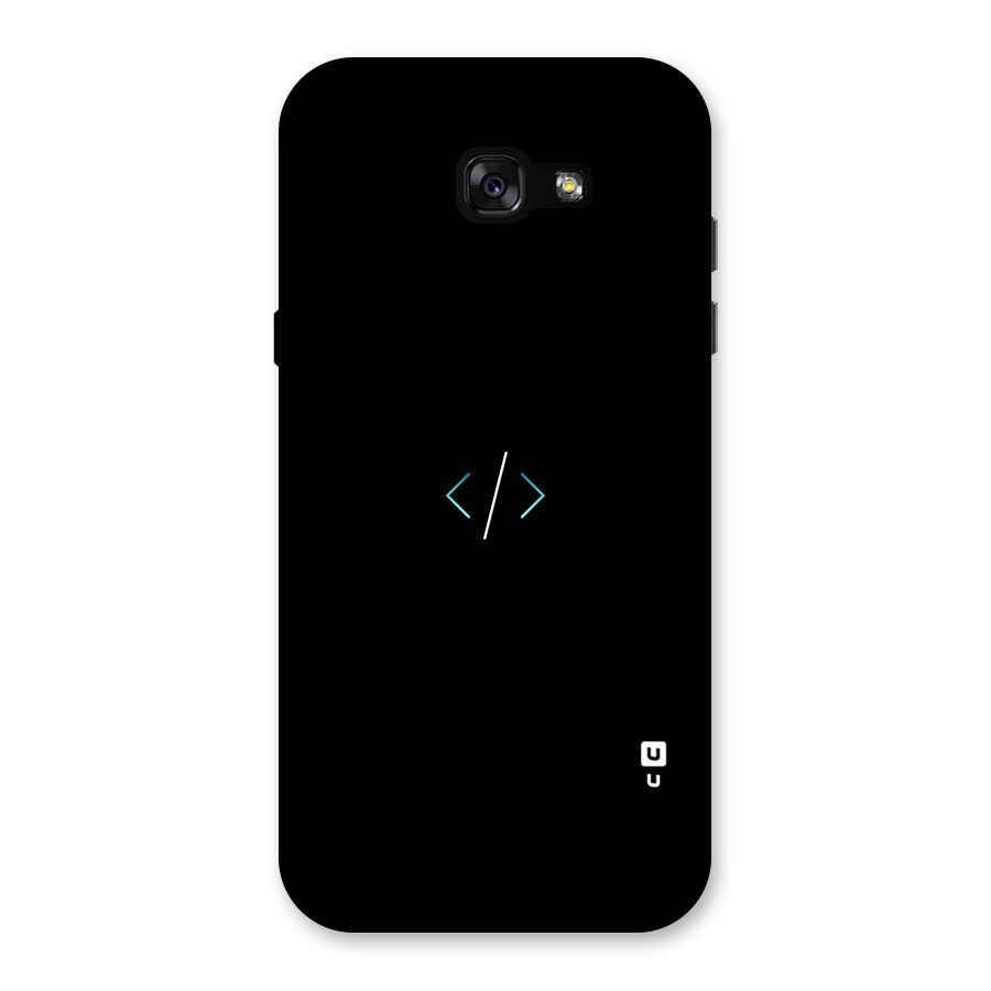 Minimal Dark Coding Back Case for Galaxy A7 (2017)