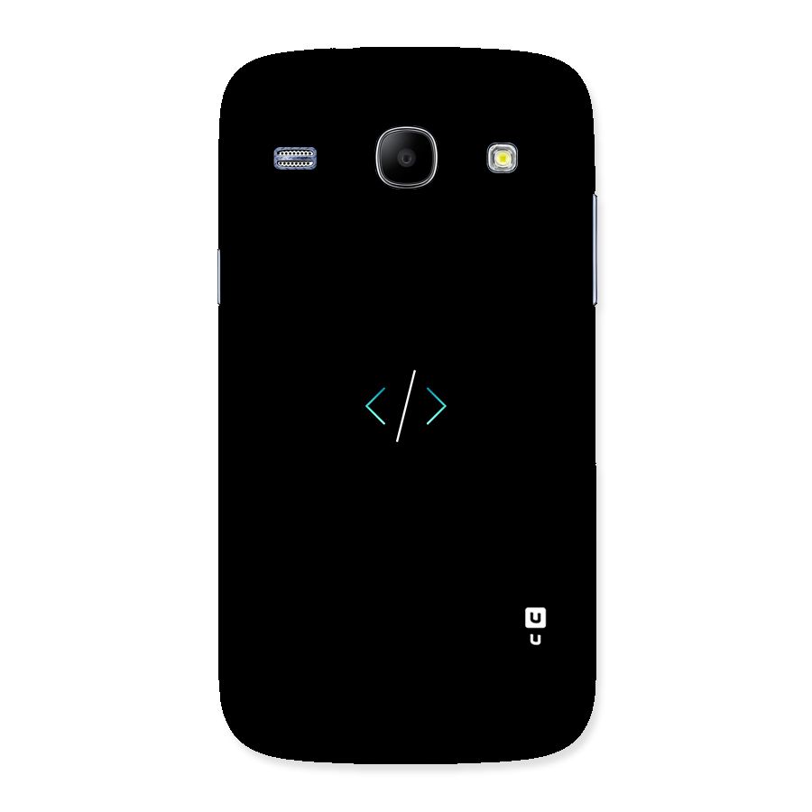 Minimal Dark Coding Back Case for Galaxy Core