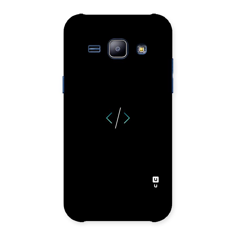 Minimal Dark Coding Back Case for Galaxy J1