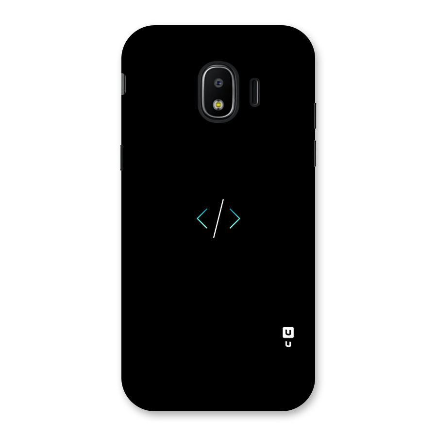 Minimal Dark Coding Back Case for Galaxy J2 Pro 2018