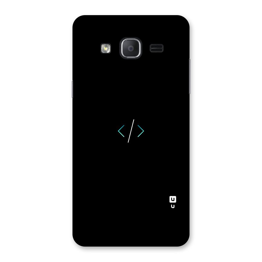 Minimal Dark Coding Back Case for Galaxy On7 2015
