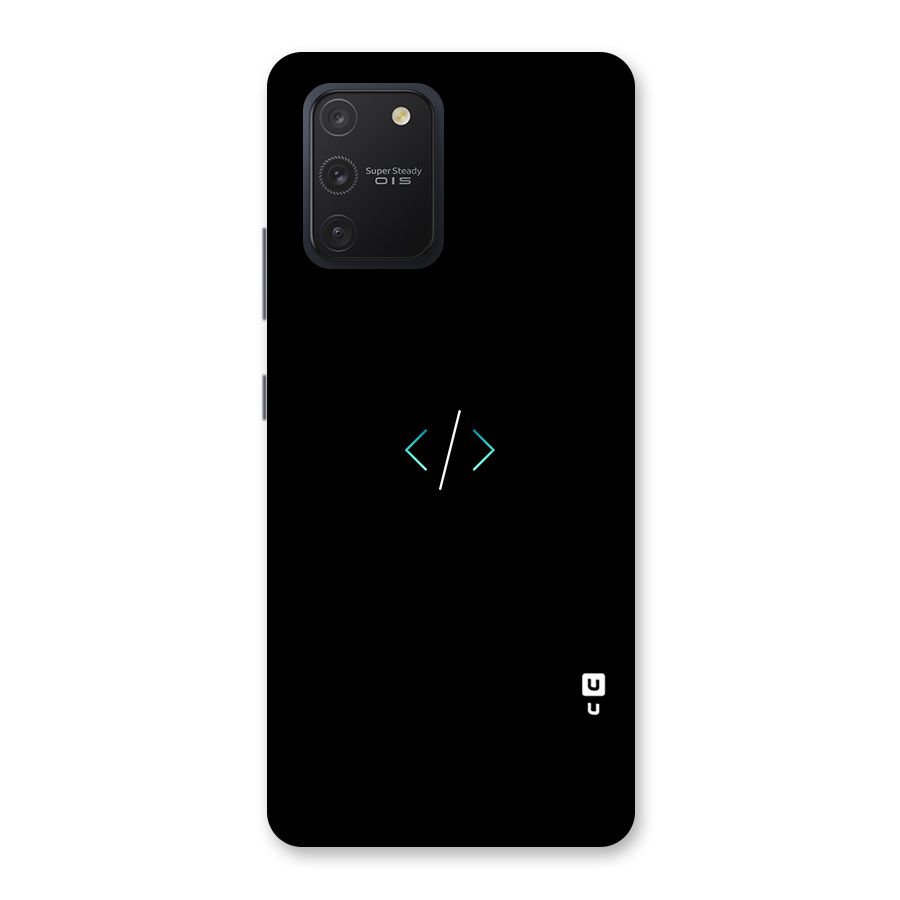 Minimal Dark Coding Back Case for Galaxy S10 Lite