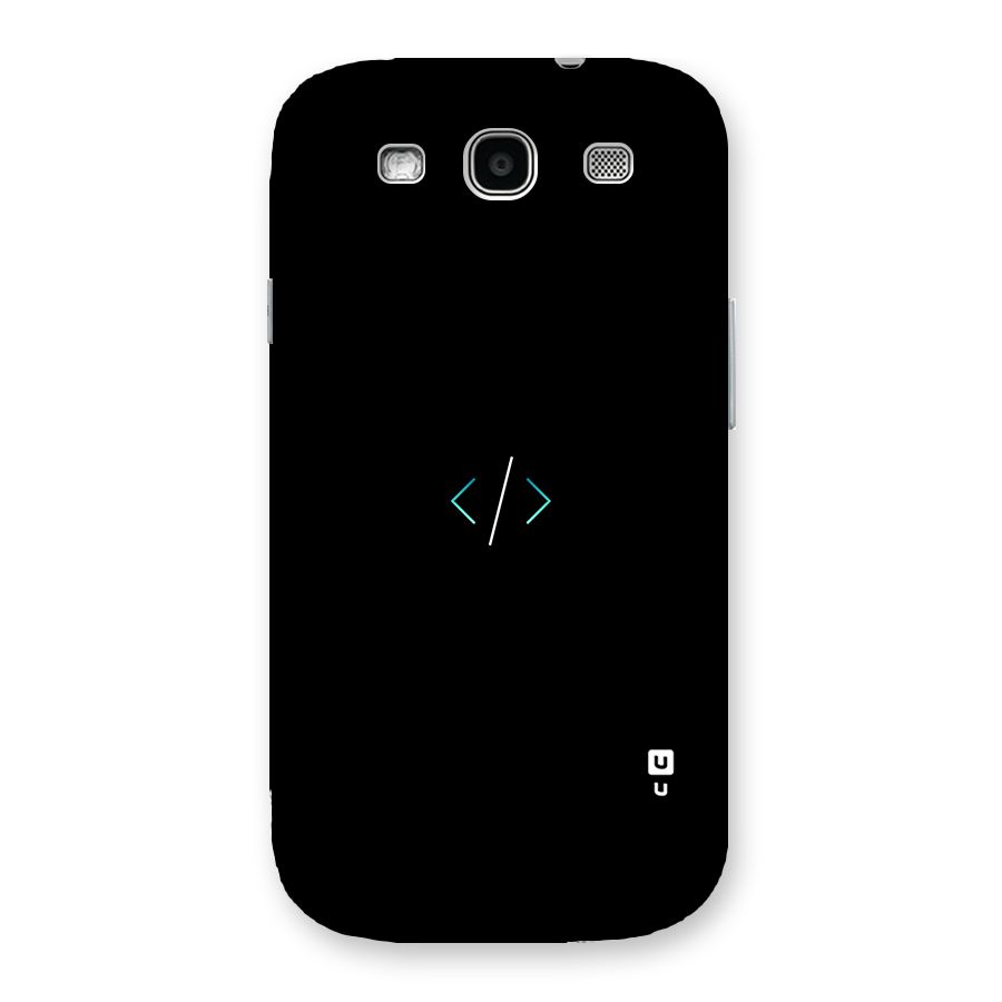 Minimal Dark Coding Back Case for Galaxy S3