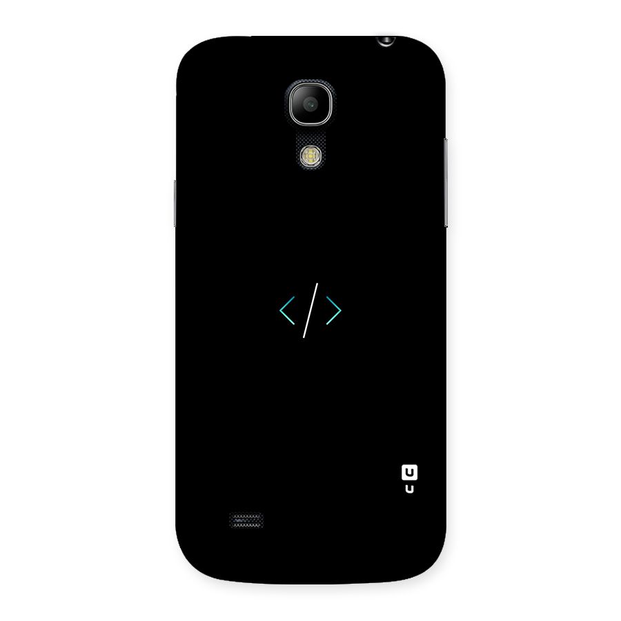 Minimal Dark Coding Back Case for Galaxy S4 Mini