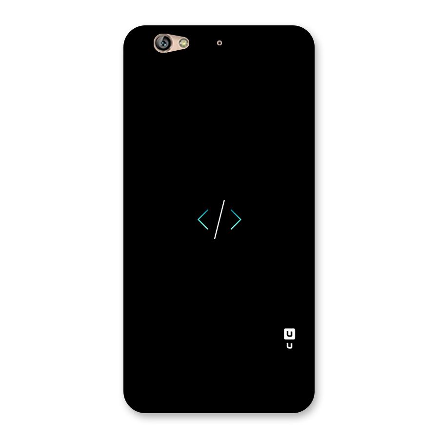 Minimal Dark Coding Back Case for Gionee S6