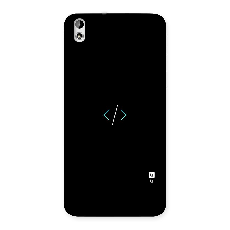 Minimal Dark Coding Back Case for HTC Desire 816g