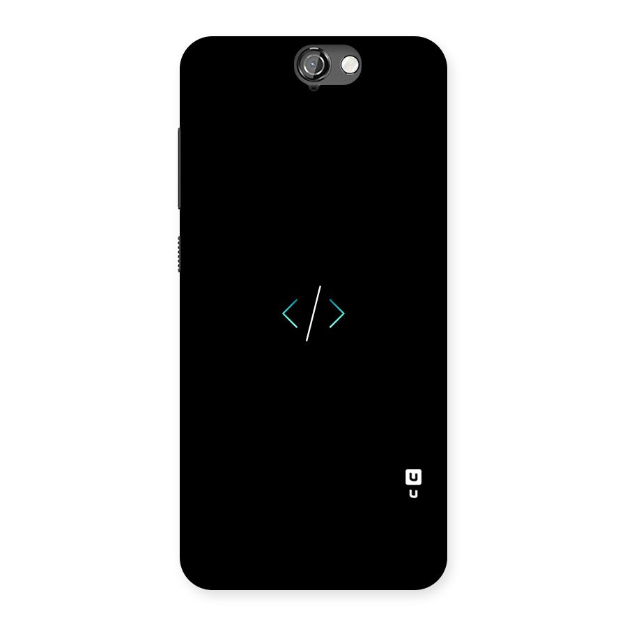 Minimal Dark Coding Back Case for HTC One A9