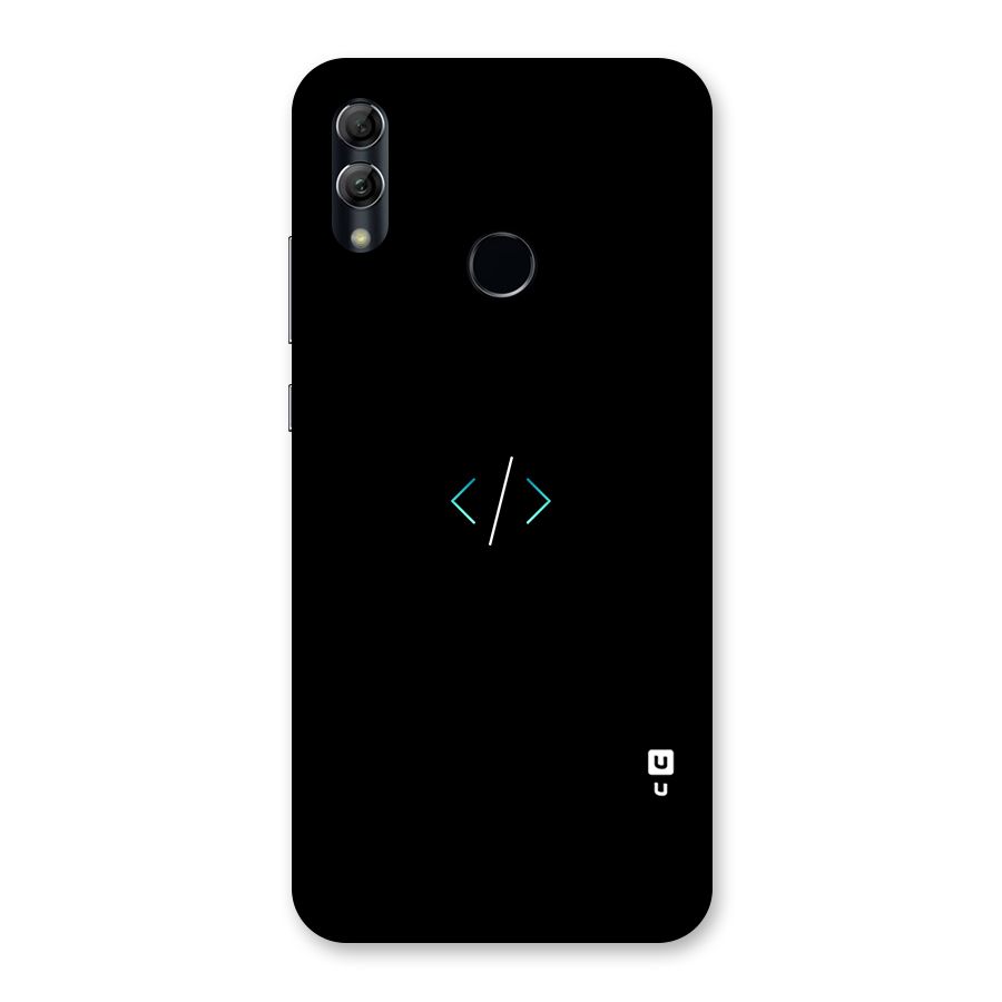 Minimal Dark Coding Back Case for Honor 10 Lite