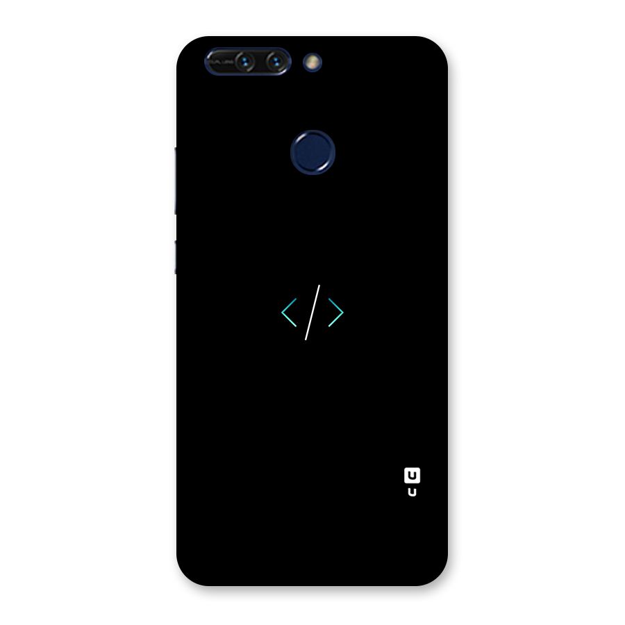 Minimal Dark Coding Back Case for Honor 8 Pro