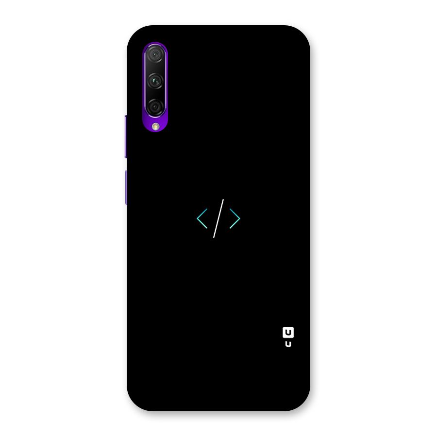 Minimal Dark Coding Back Case for Honor 9X Pro