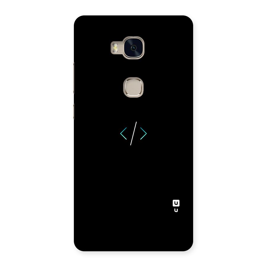 Minimal Dark Coding Back Case for Huawei Honor 5X