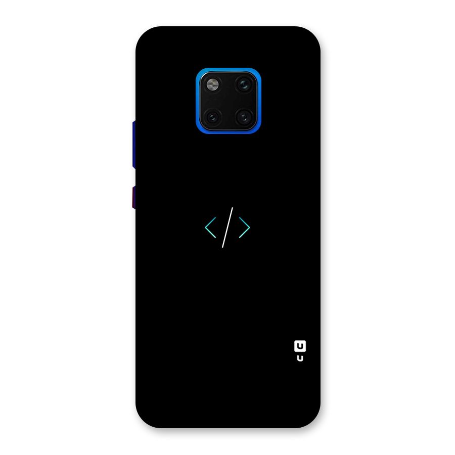 Minimal Dark Coding Back Case for Huawei Mate 20 Pro