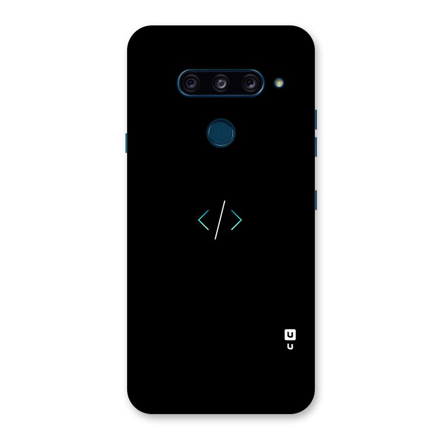 Minimal Dark Coding Back Case for LG  V40 ThinQ