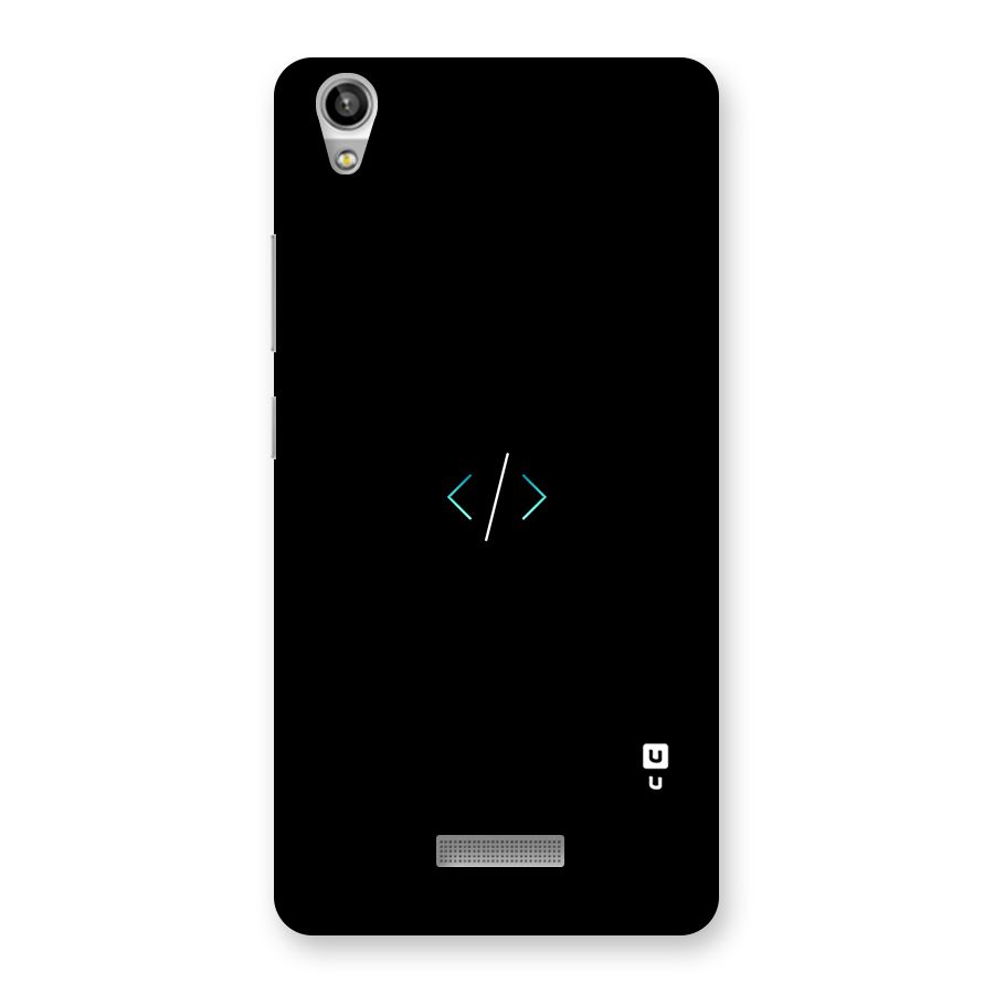 Minimal Dark Coding Back Case for Lava-Pixel-V1